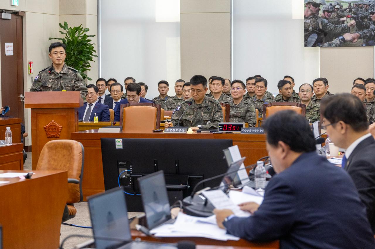 2024년 10월1일 국군의날 행사에 참석한 윤석열과 김용현 전 국방부 장관. ⓒ연합뉴스